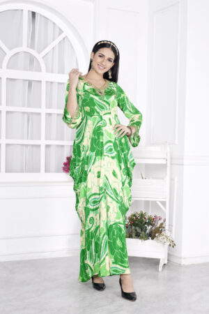 Paisley Print Cowl Dress