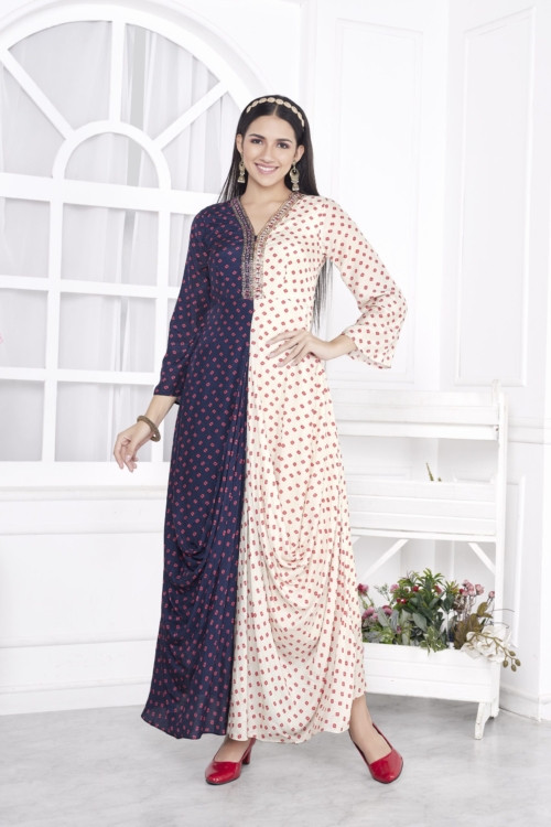 Bhandhej Drape Gown