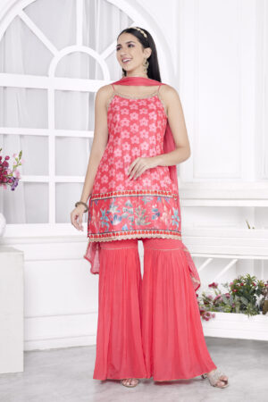 Spaghetti Print Shararah