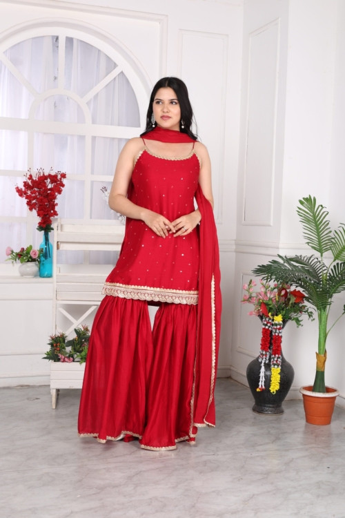 Speghatti Red Sharara