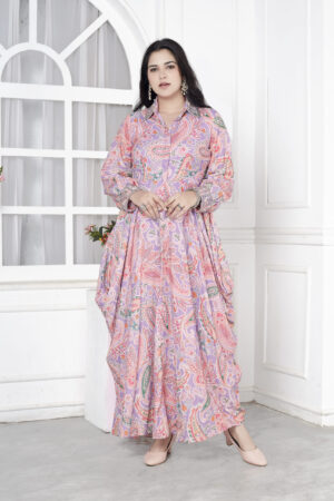 paisley printed tunic