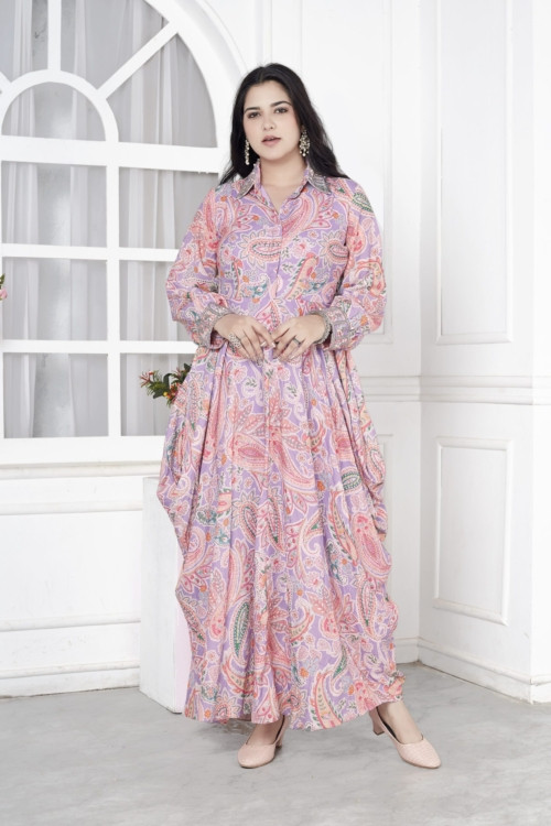 paisley printed tunic
