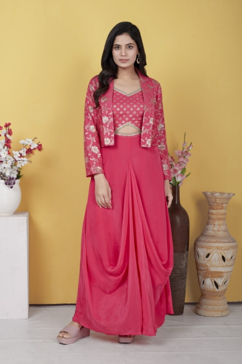 drape blazer set