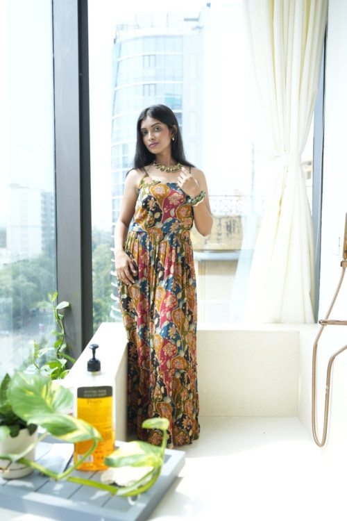 Floral maxi dress