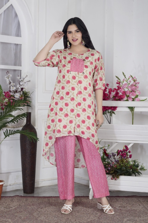 Pink contrast co-ordsets
