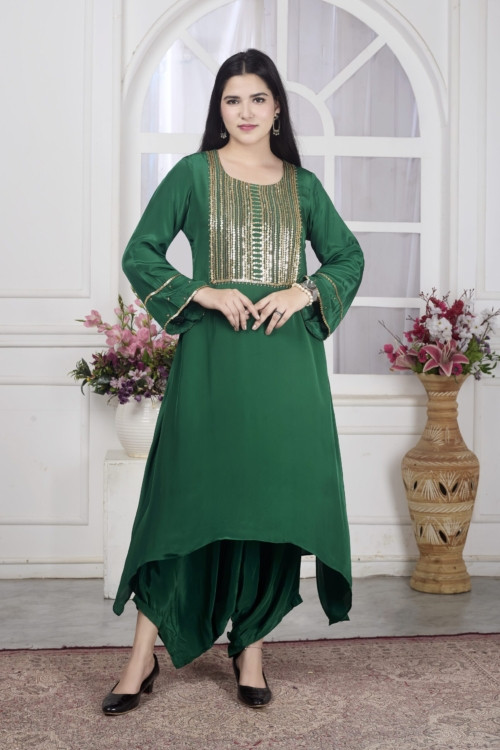 Emerald Green Asymmetric set